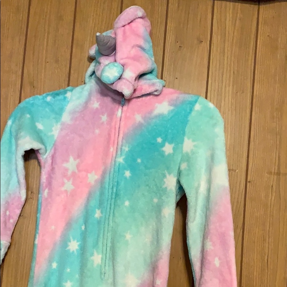 Justice unicorn onesie pajamas